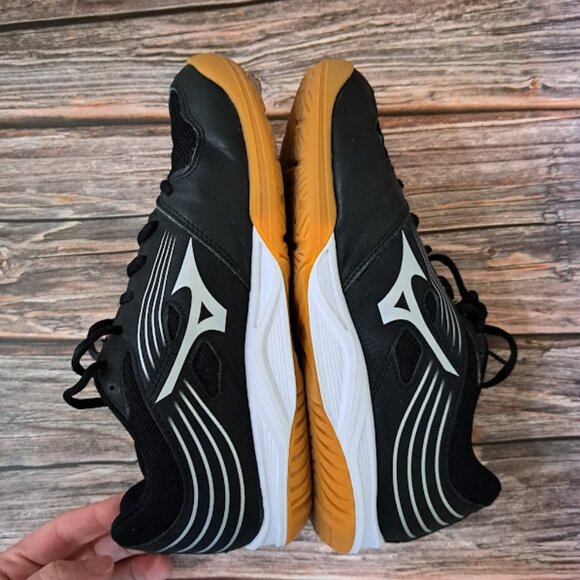 Mizuno Mens Running shoes size 9.5 black and white - Picture 5 of 8